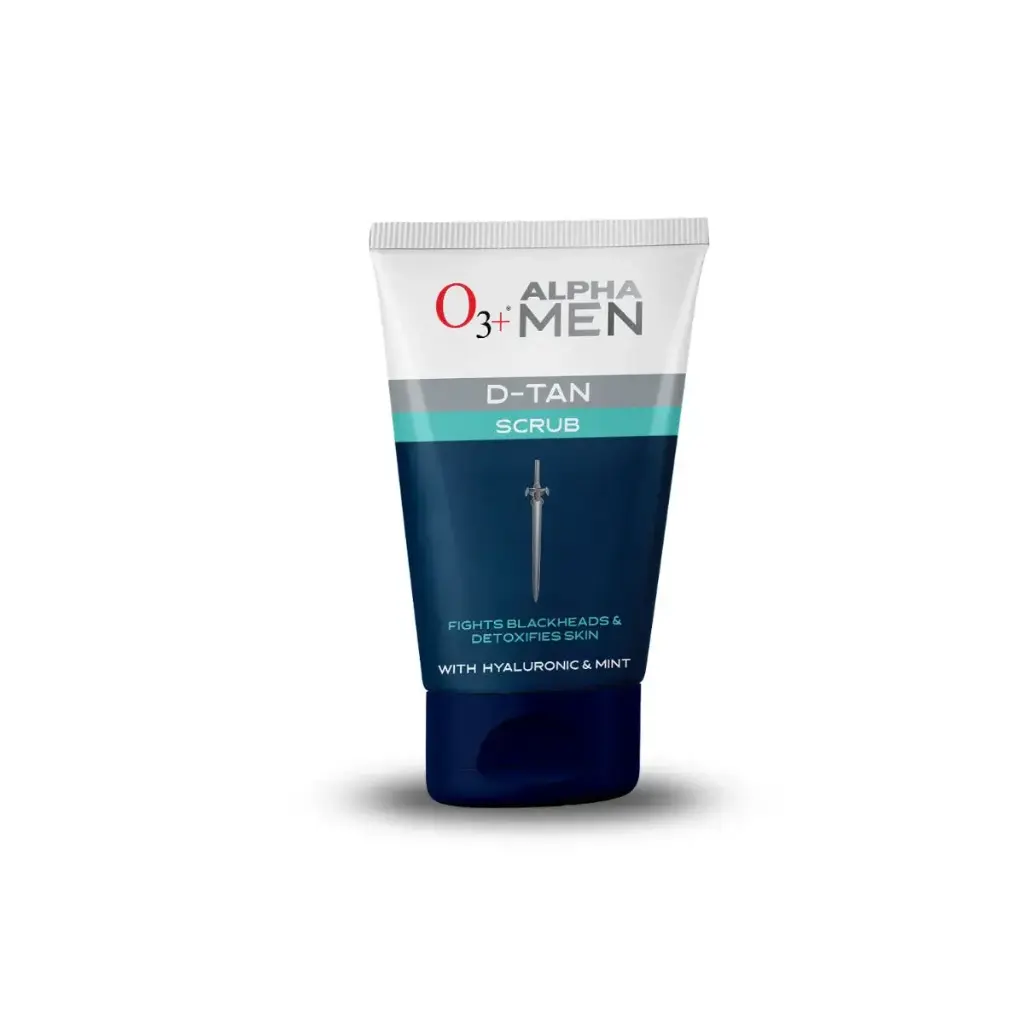 Alpha Men Acno D Tan Scrub With Hyaluronic & Mint (50ml)