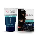 O3+ Alpha Men Acno D Tan Scrub & Alpha Men Energy White Charcoal Face Sheet Mask Combo (50gm+30gm)