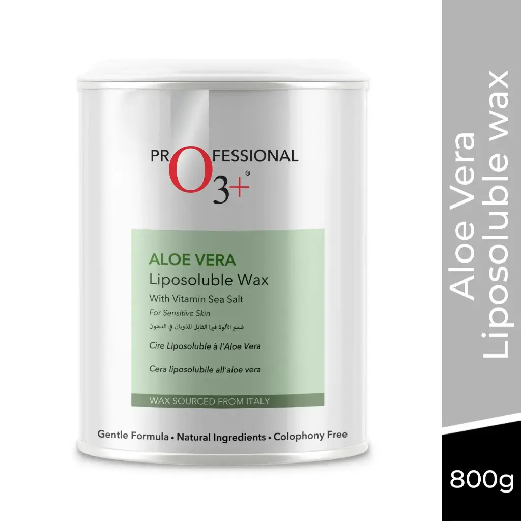 O3+ Aloe Vera Liposoluble Wax For Sensitive Skin Body Hair Removal With Natural Beeswax | 800g Country of Origin: India