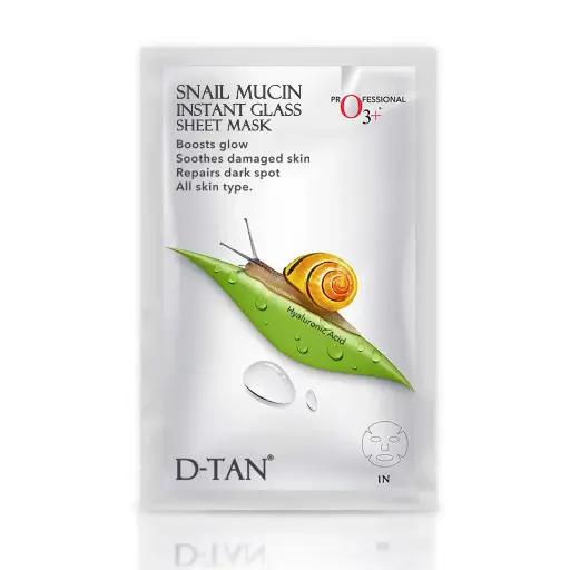 O3+ Snail Mucin Instant Glass Sheet Mask 30 ml