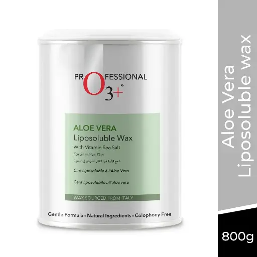 O3+ Aloe Vera Liposoluble Wax For Sensitive Skin Body Hair Removal With Natural Beeswax | 800g Country of Origin: India